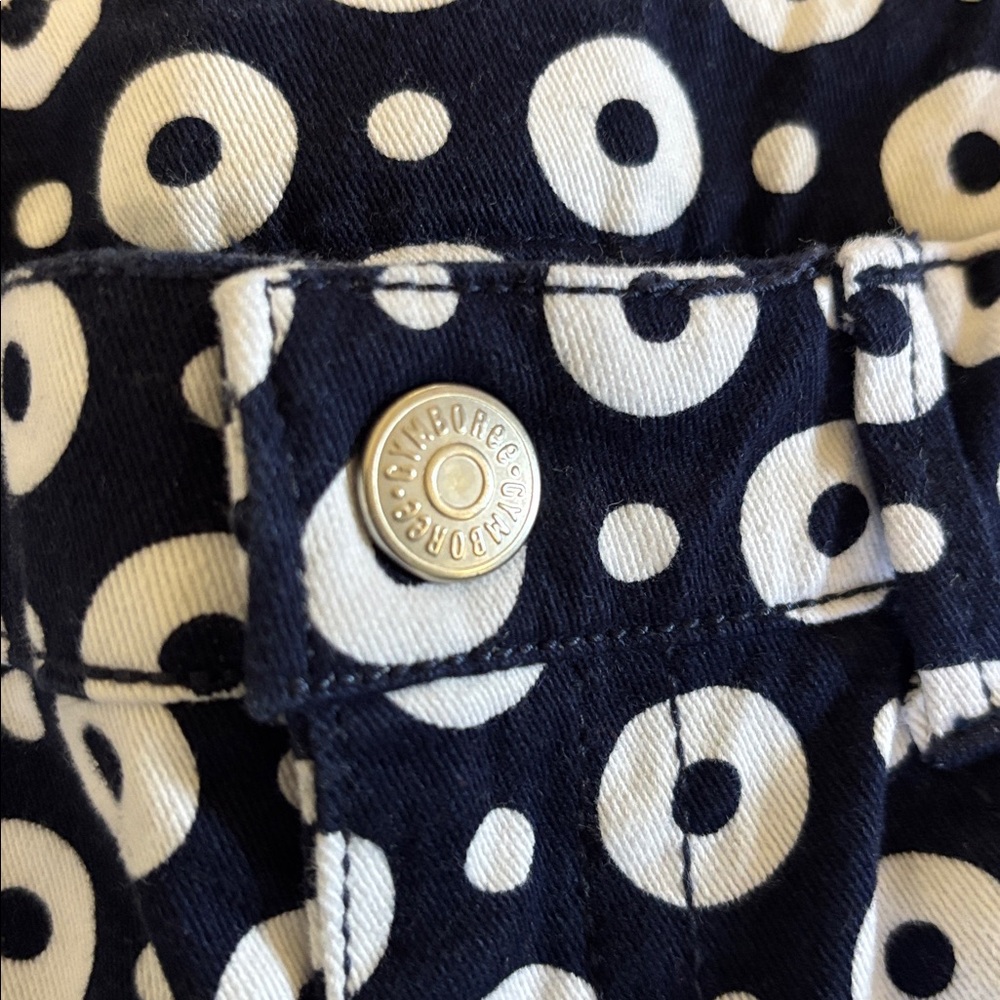 Gymboree Girls Navy and White Polka Dot Pants - Size 7 - Picture 7 of 7